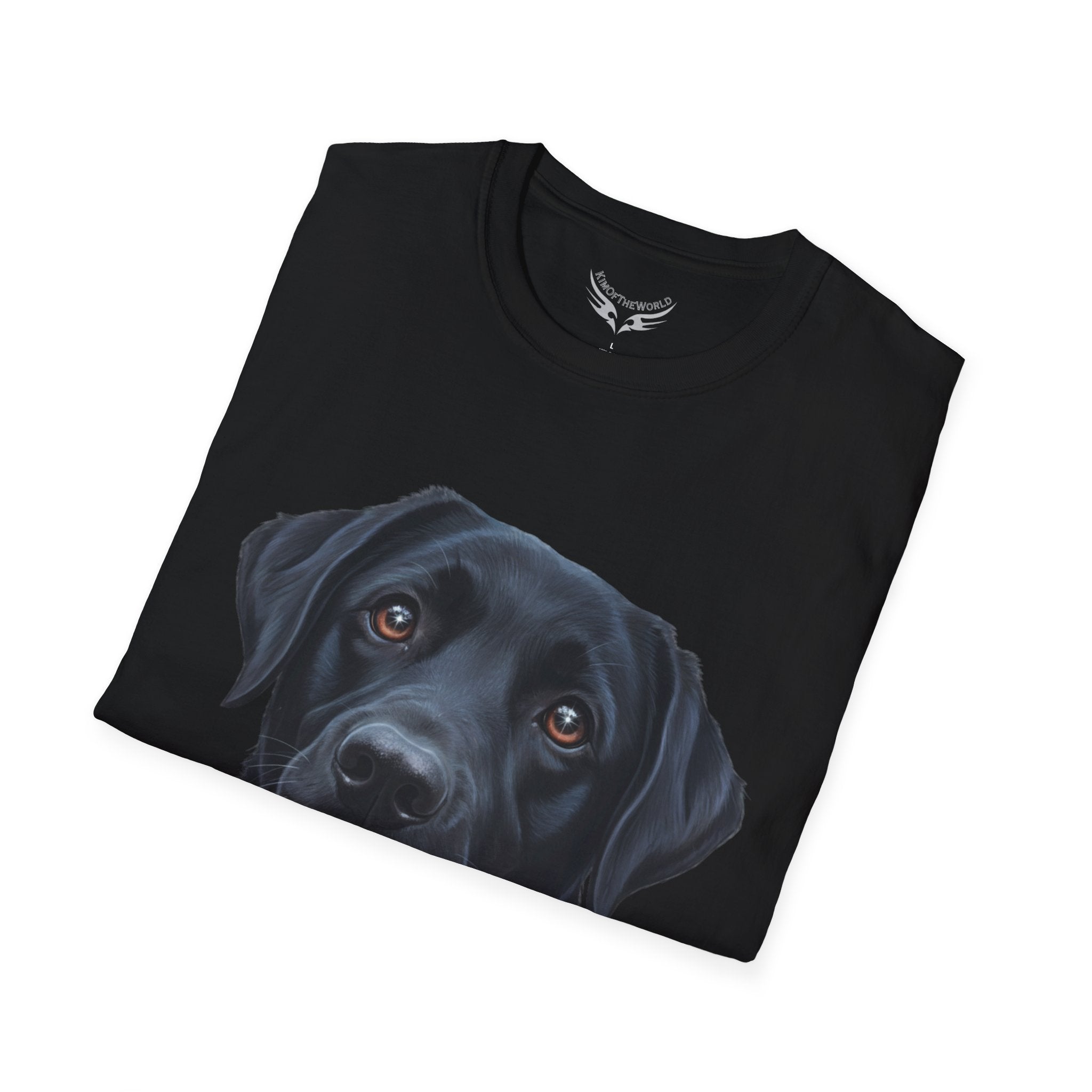 Black Labrador Retriever Dog Lab Parent Tee  - Softstyle T-Shirt