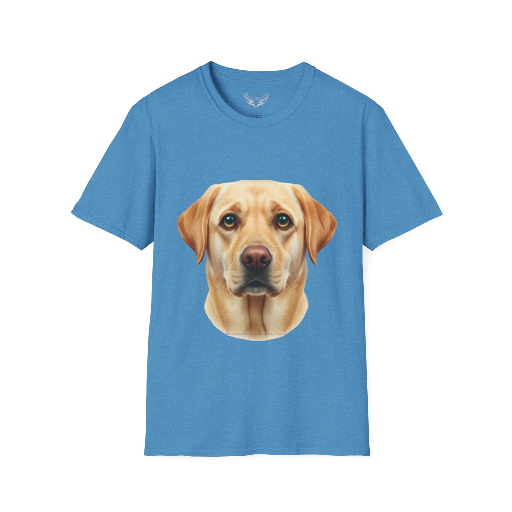Yellow Labrador Retriever Dog Lab Parent Tee  - Softstyle T-Shirt