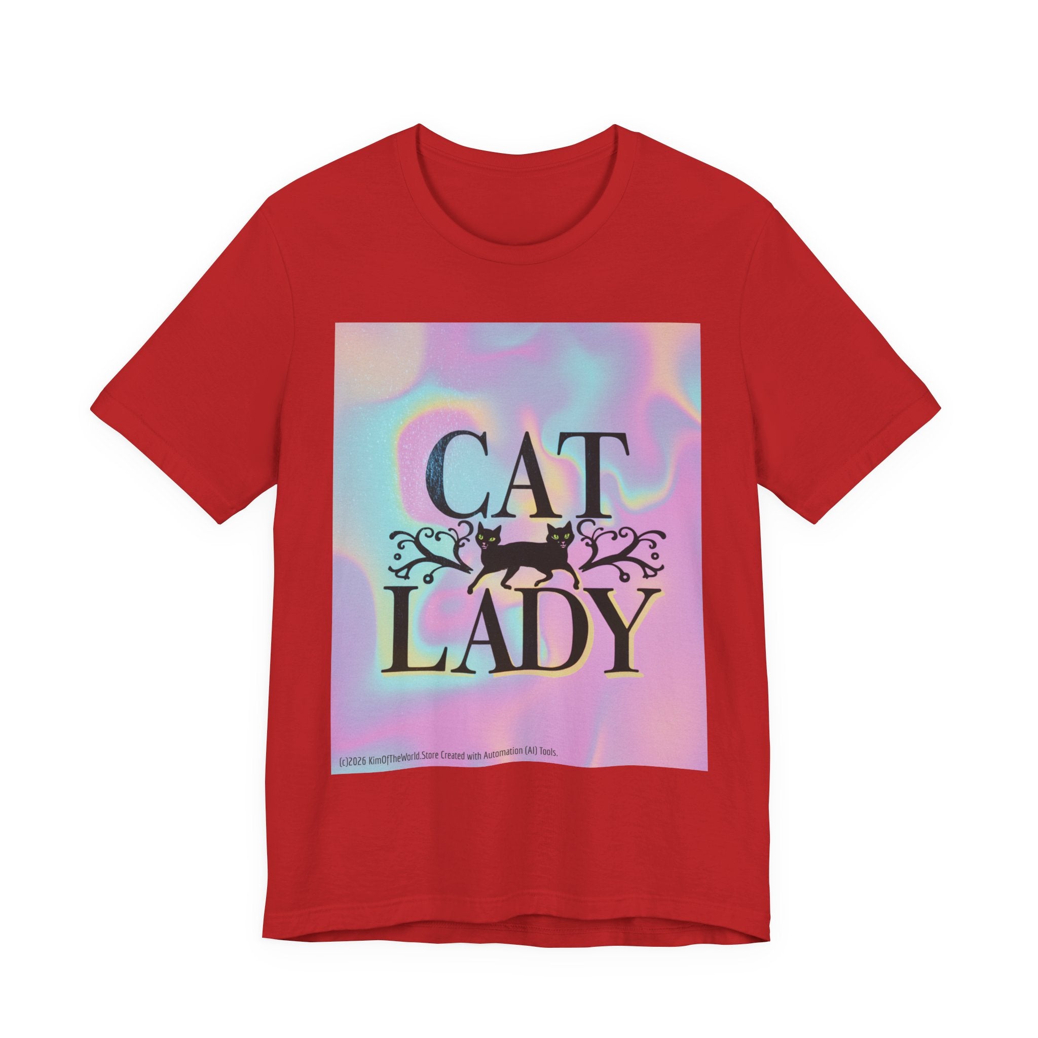 "Cat Lady" Tee —   Cute Catgirl T-Shirt