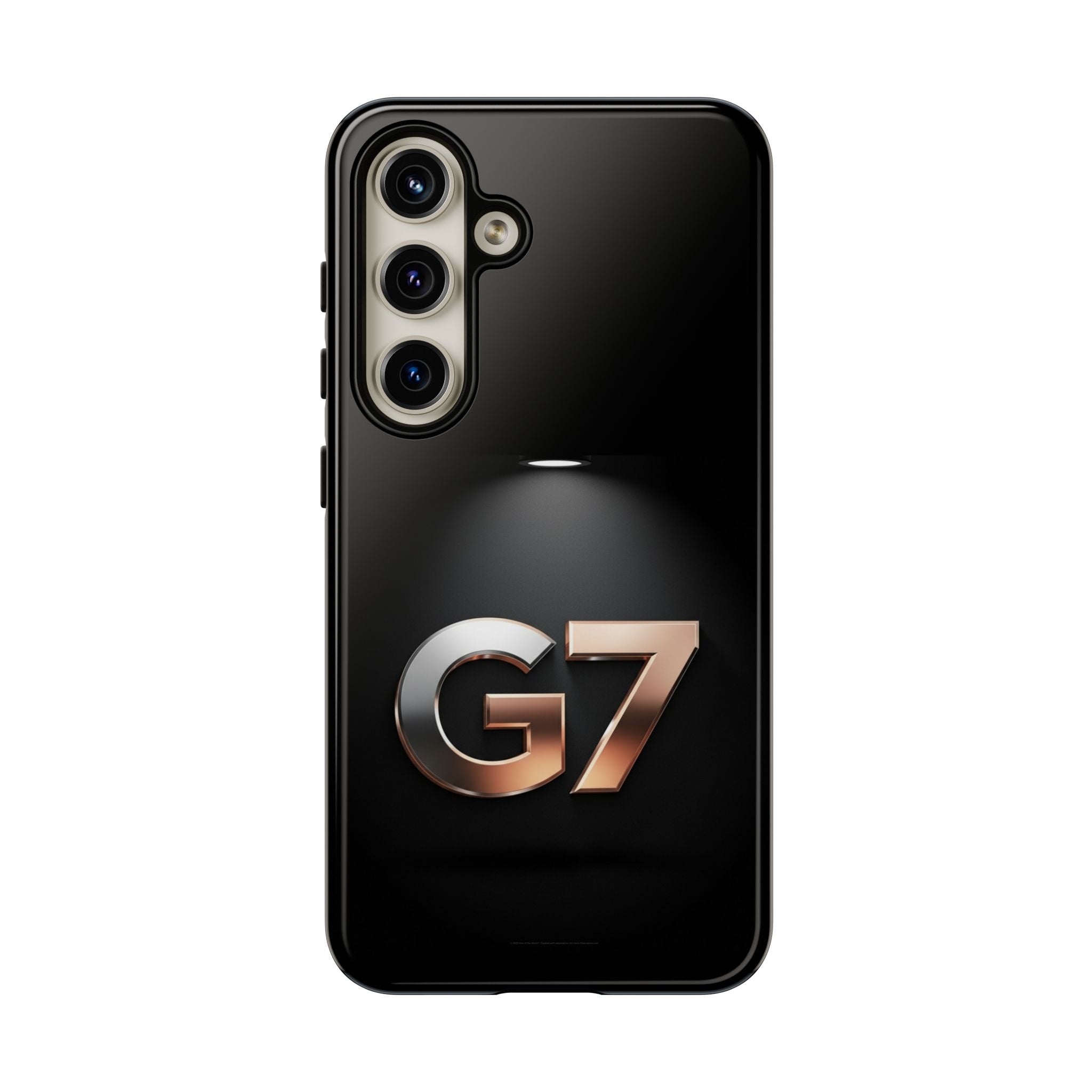 G7 Spotlight Tough Phone Case — Sleek Metallic Logo Protective Cover