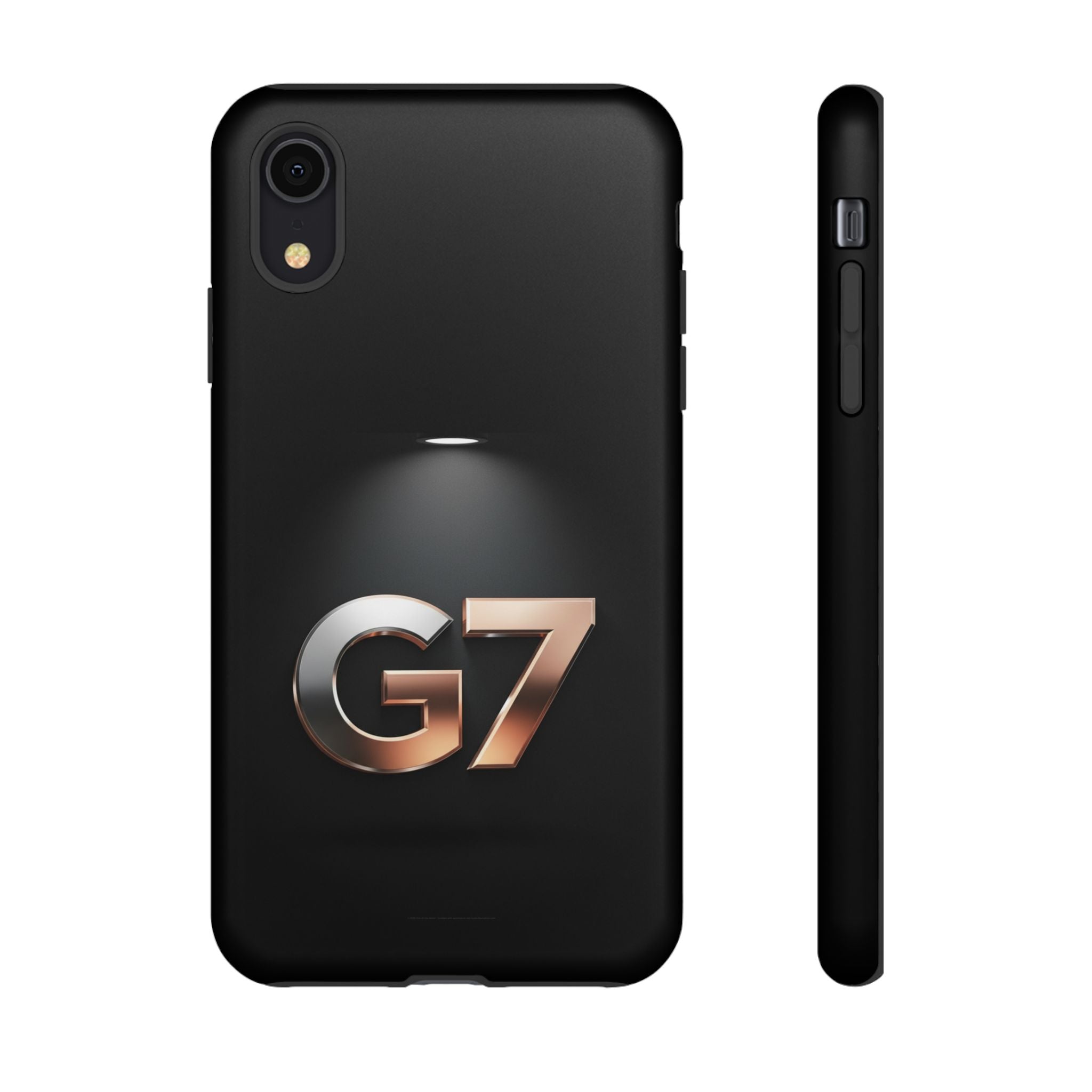 G7 Spotlight Tough Phone Case — Sleek Metallic Logo Protective Cover