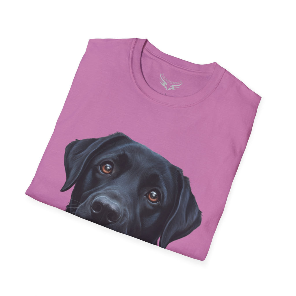 Black Labrador Retriever Dog Lab Parent Tee  - Softstyle T-Shirt