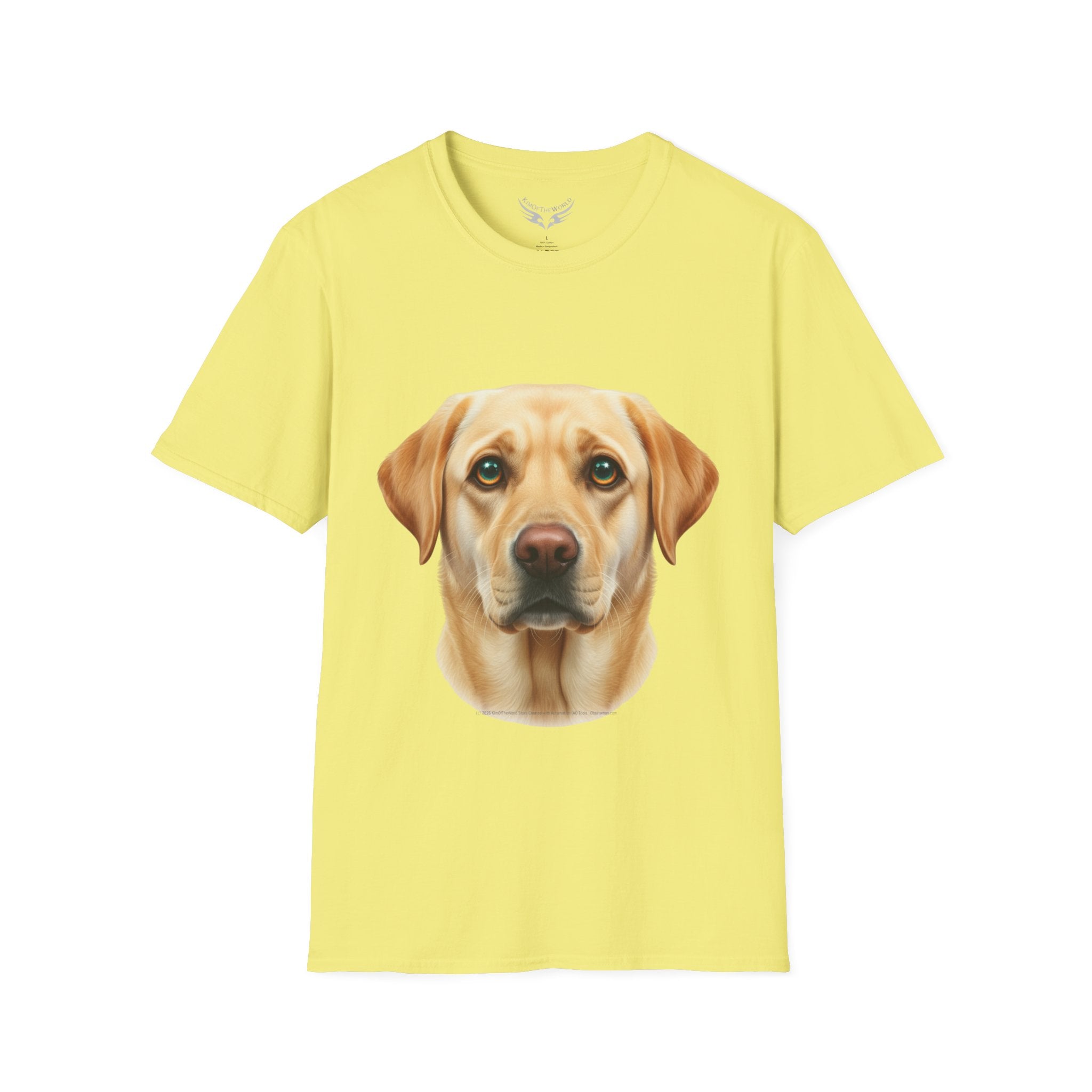 Yellow Labrador Retriever Dog Lab Parent Tee  - Softstyle T-Shirt