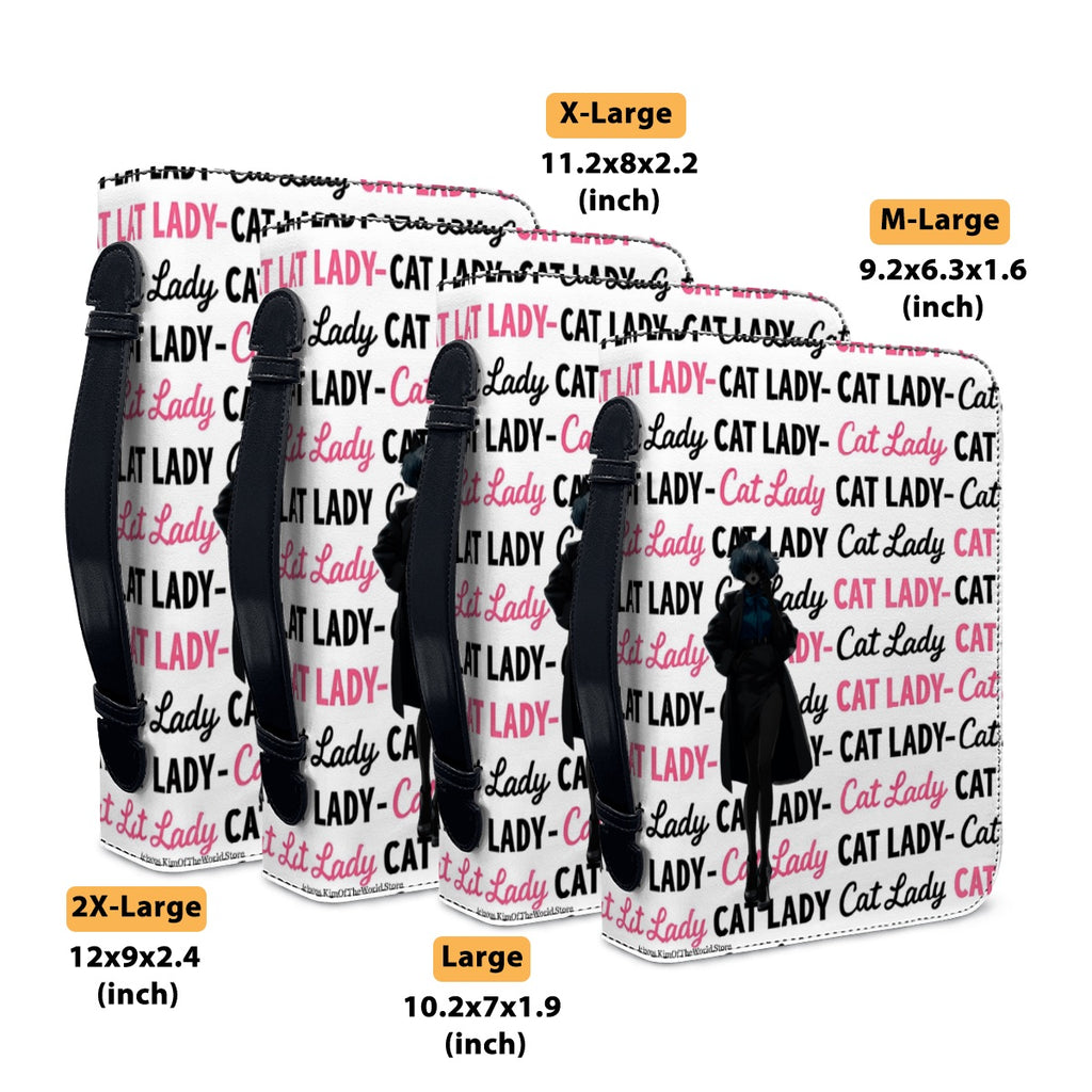 Cat Lady Leather Book/Bible Cover