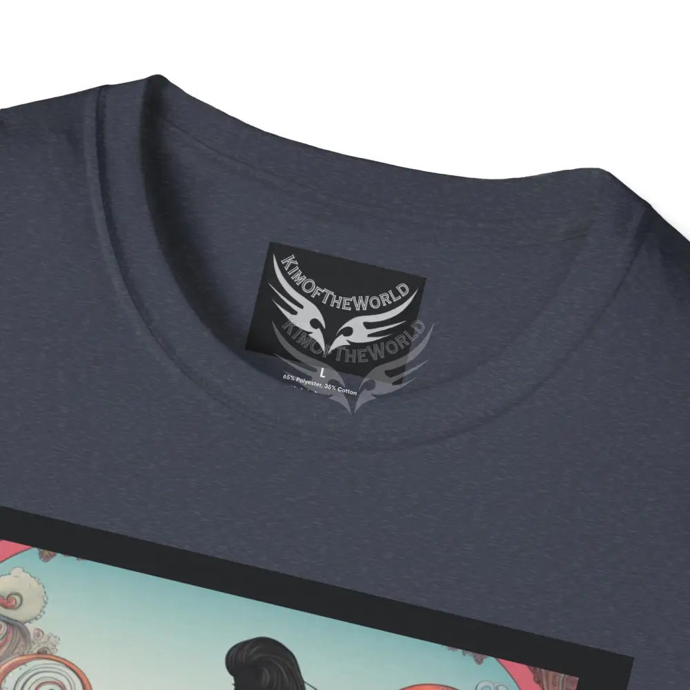 Abstract Flora Lady - Softstyle T-Shirt T-Shirt