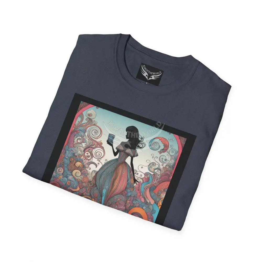 Abstract Flora Lady - Softstyle T-Shirt T-Shirt
