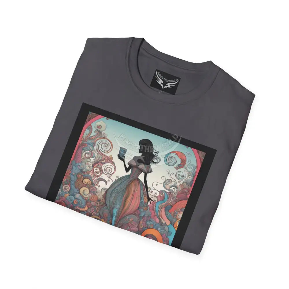 Abstract Flora Lady - Softstyle T-Shirt T-Shirt