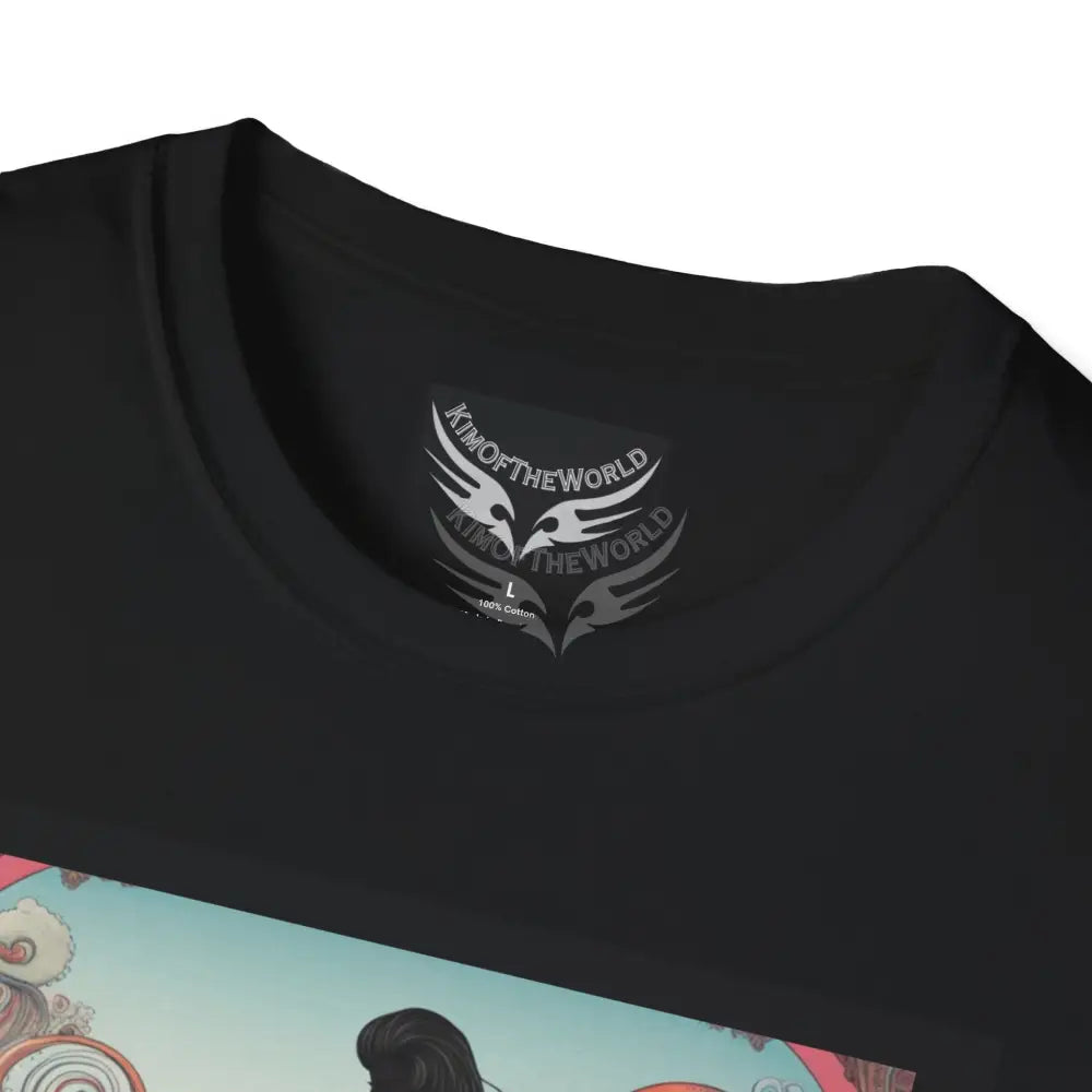 Abstract Flora Lady - Softstyle T-Shirt T-Shirt