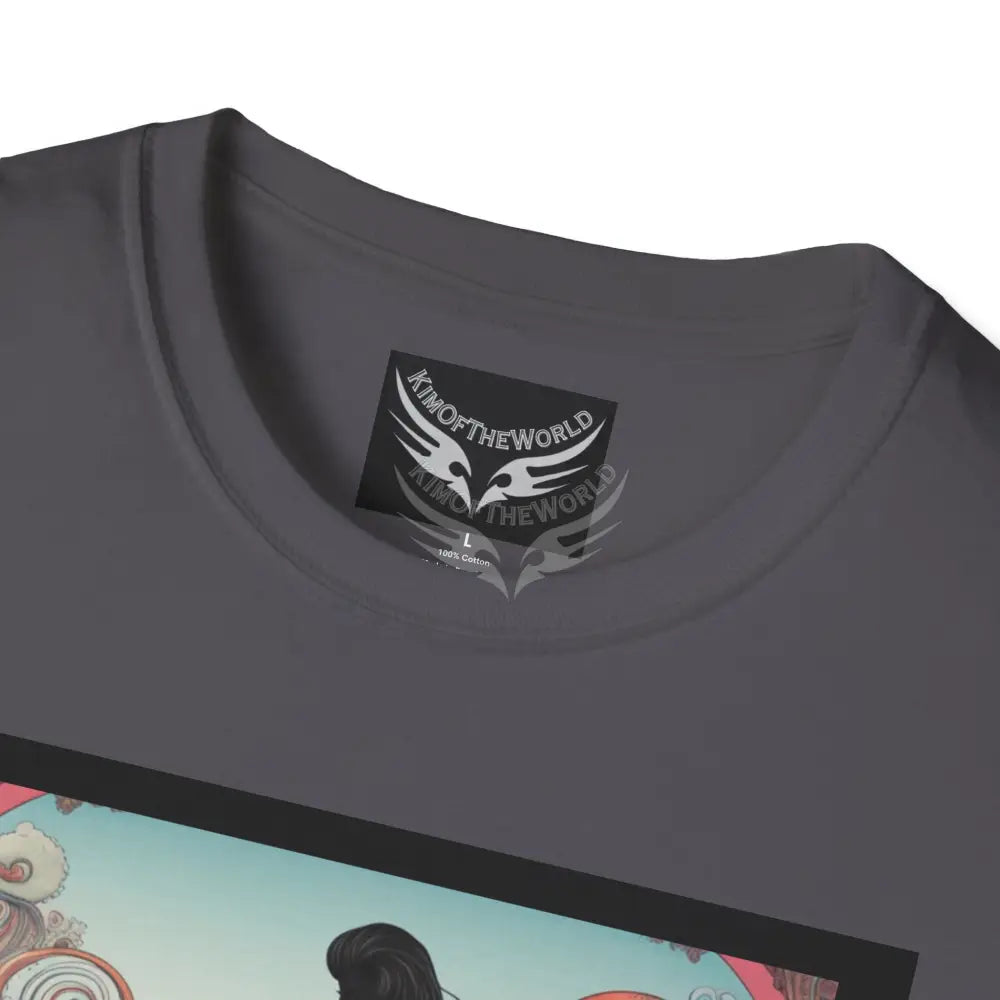 Abstract Flora Lady - Softstyle T-Shirt T-Shirt