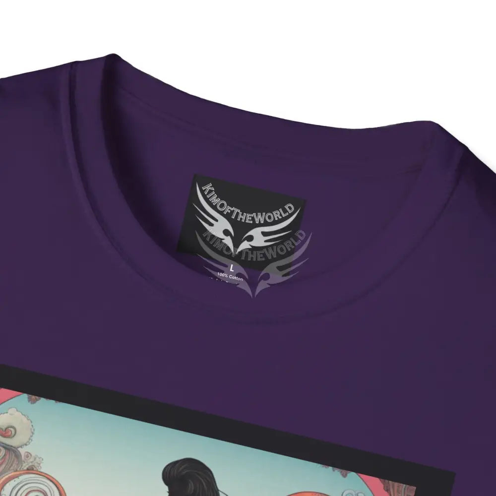 Abstract Flora Lady - Softstyle T-Shirt T-Shirt