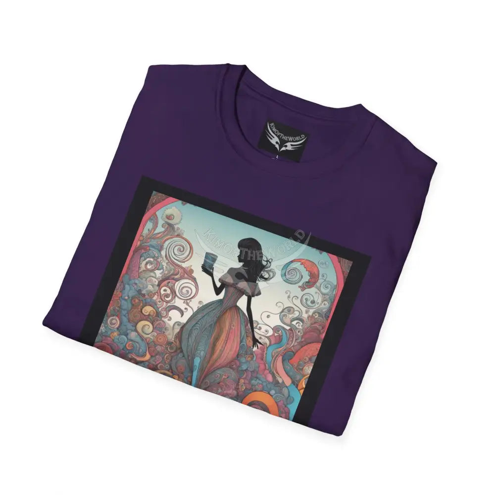 Abstract Flora Lady - Softstyle T-Shirt T-Shirt