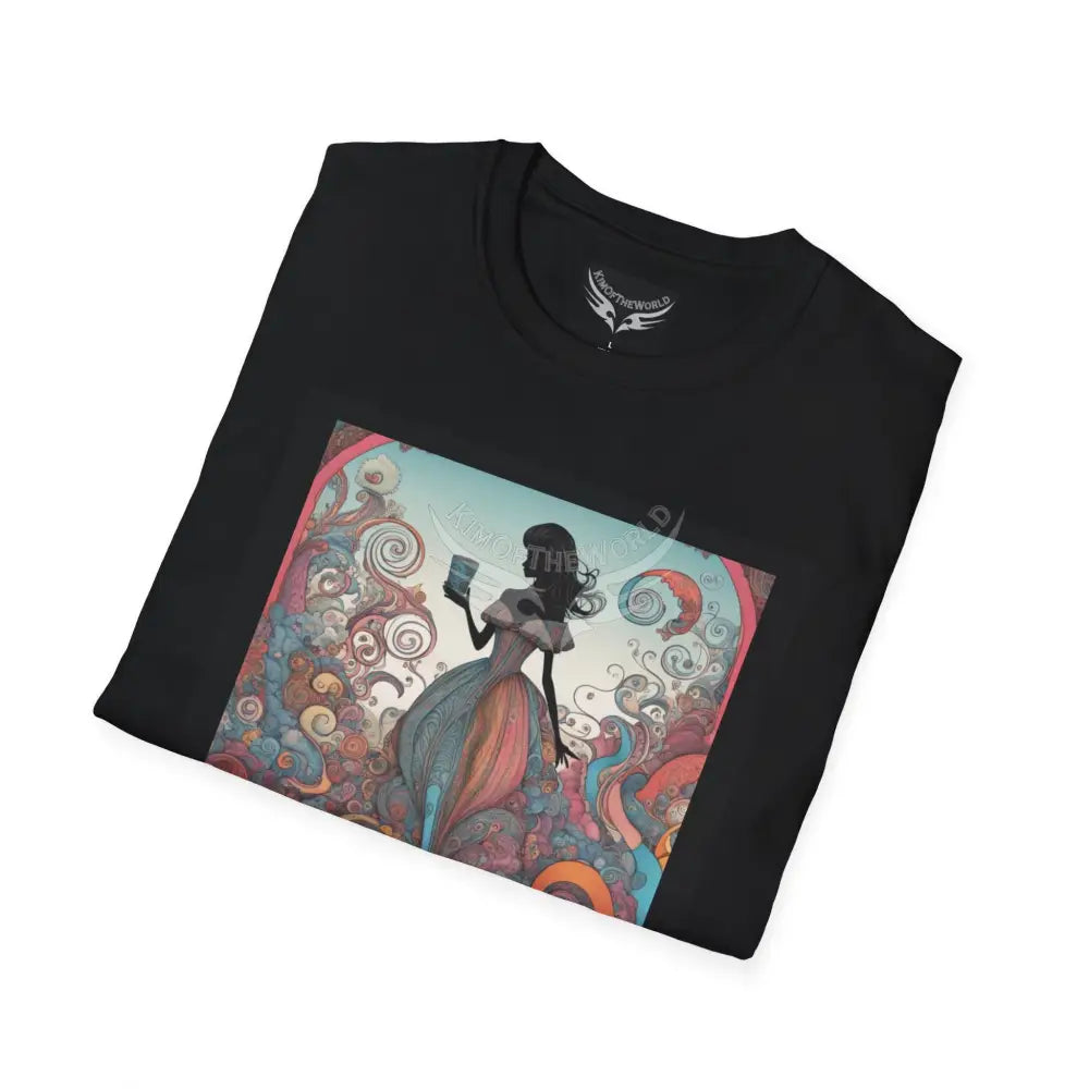 Abstract Flora Lady - Softstyle T-Shirt T-Shirt
