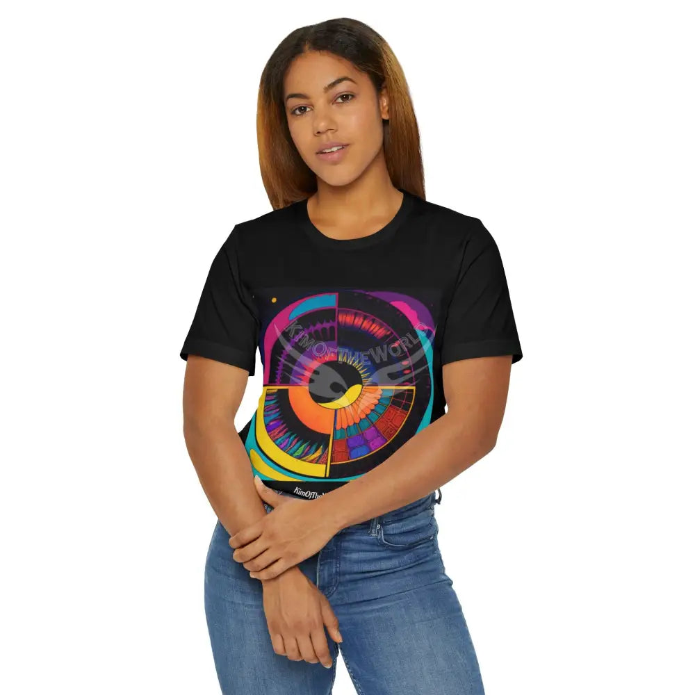 Abstract Mandala T-Shirt — Colorful Graphic Tee T-Shirt