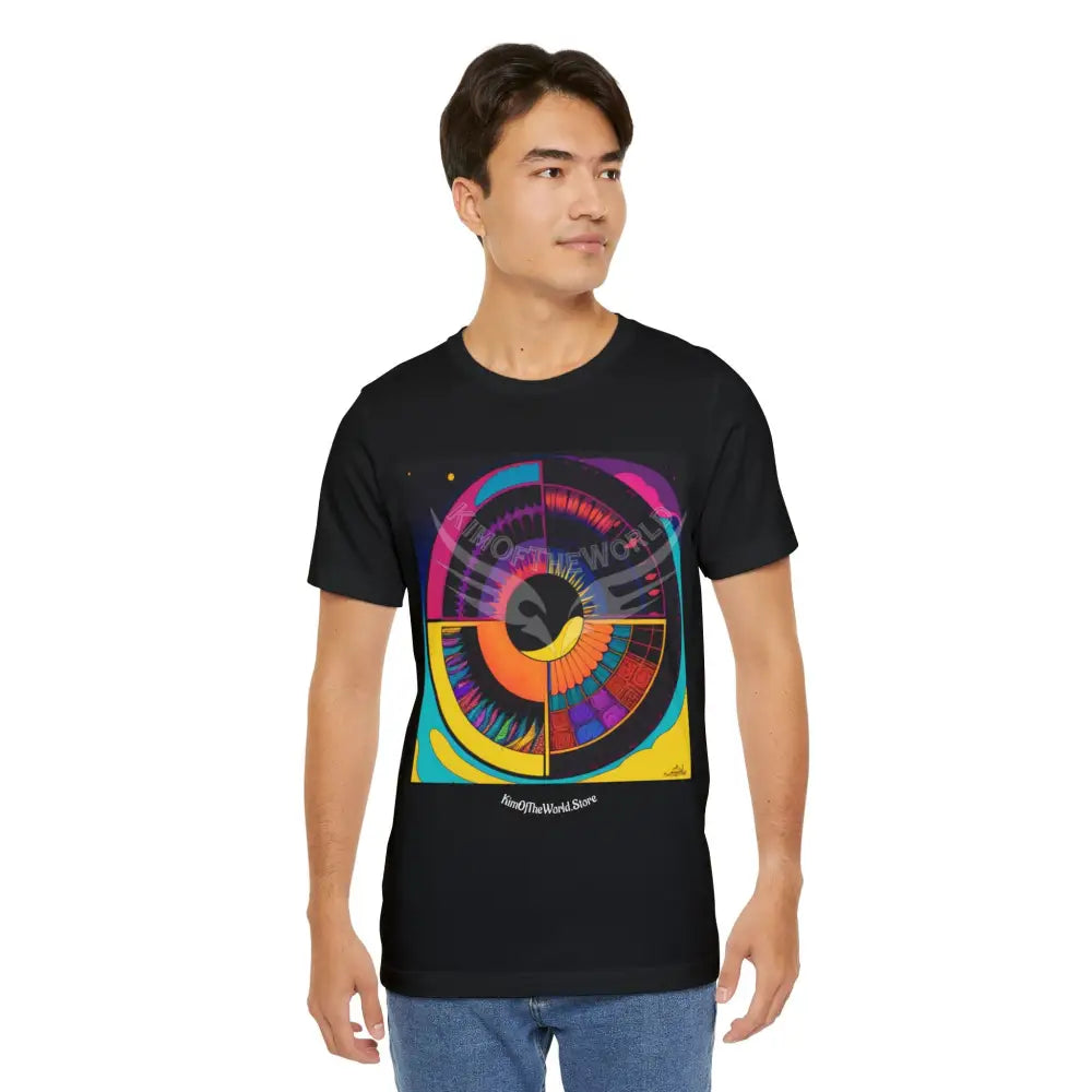 Abstract Mandala T-Shirt — Colorful Graphic Tee T-Shirt