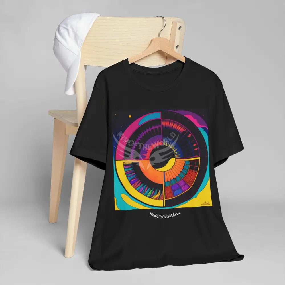 Abstract Mandala T-Shirt — Colorful Graphic Tee T-Shirt