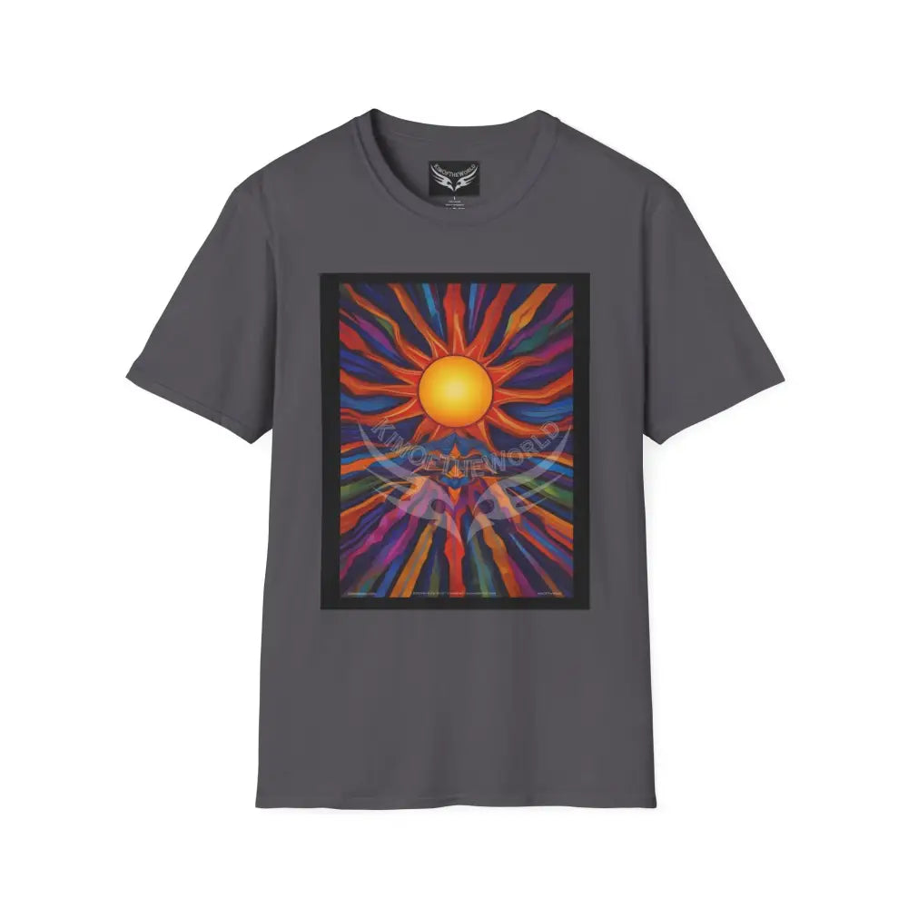 Abstract Sun - Softstyle T-Shirt Charcoal / XS T-Shirt