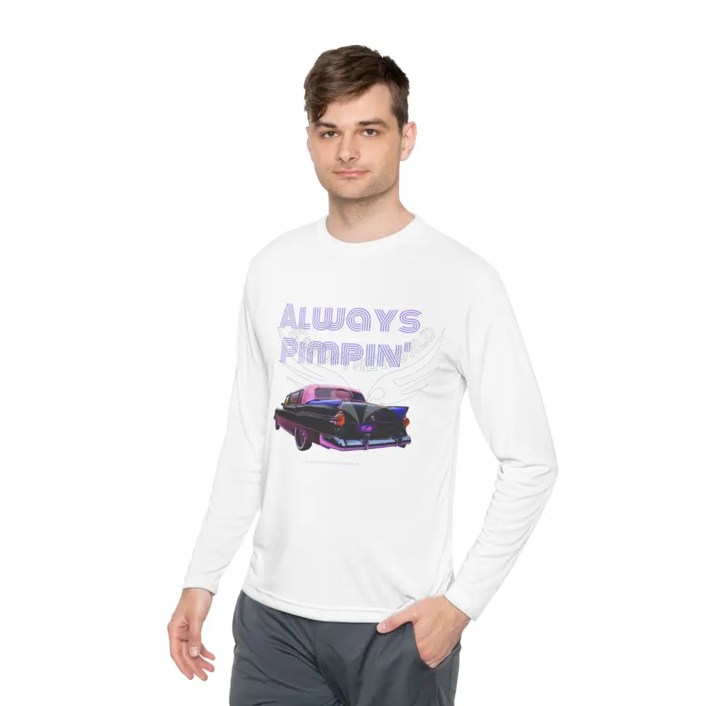 ’Always Pimpin’’ in Style Retro Classic Car - Men’s Long Sleeve Tee Long-sleeve