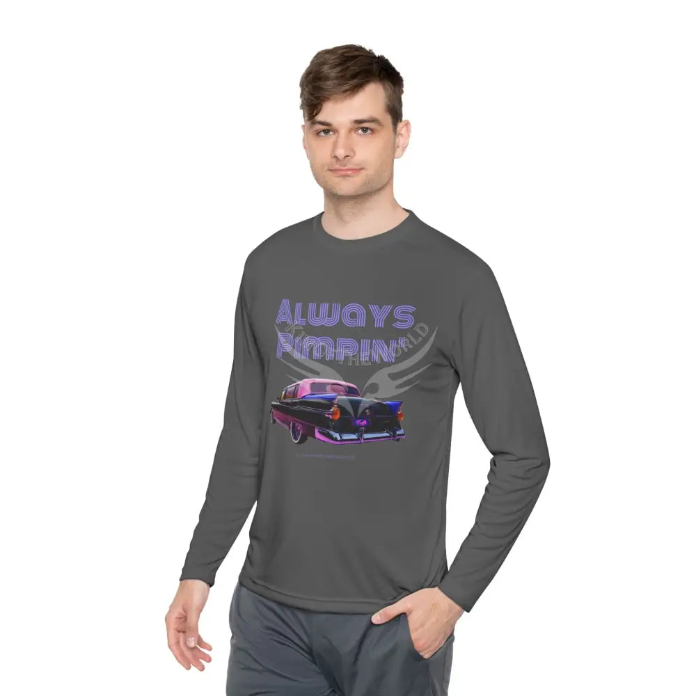 ’Always Pimpin’’ in Style Retro Classic Car - Men’s Long Sleeve Tee Long-sleeve