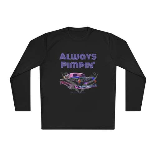 ’Always Pimpin’’ in Style Retro Classic Car - Men’s Long Sleeve Tee Black / XS Long-sleeve