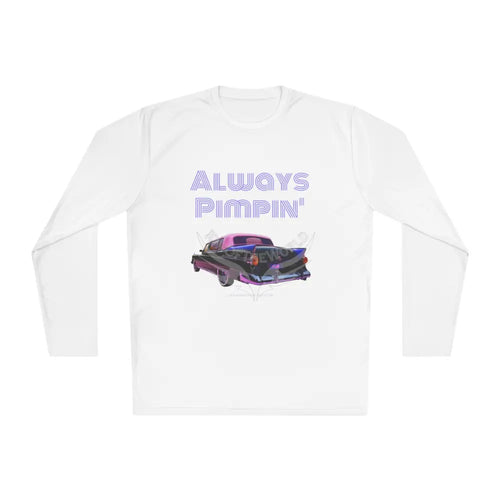 ’Always Pimpin’’ in Style Retro Classic Car - Men’s Long Sleeve Tee White / XS Long-sleeve