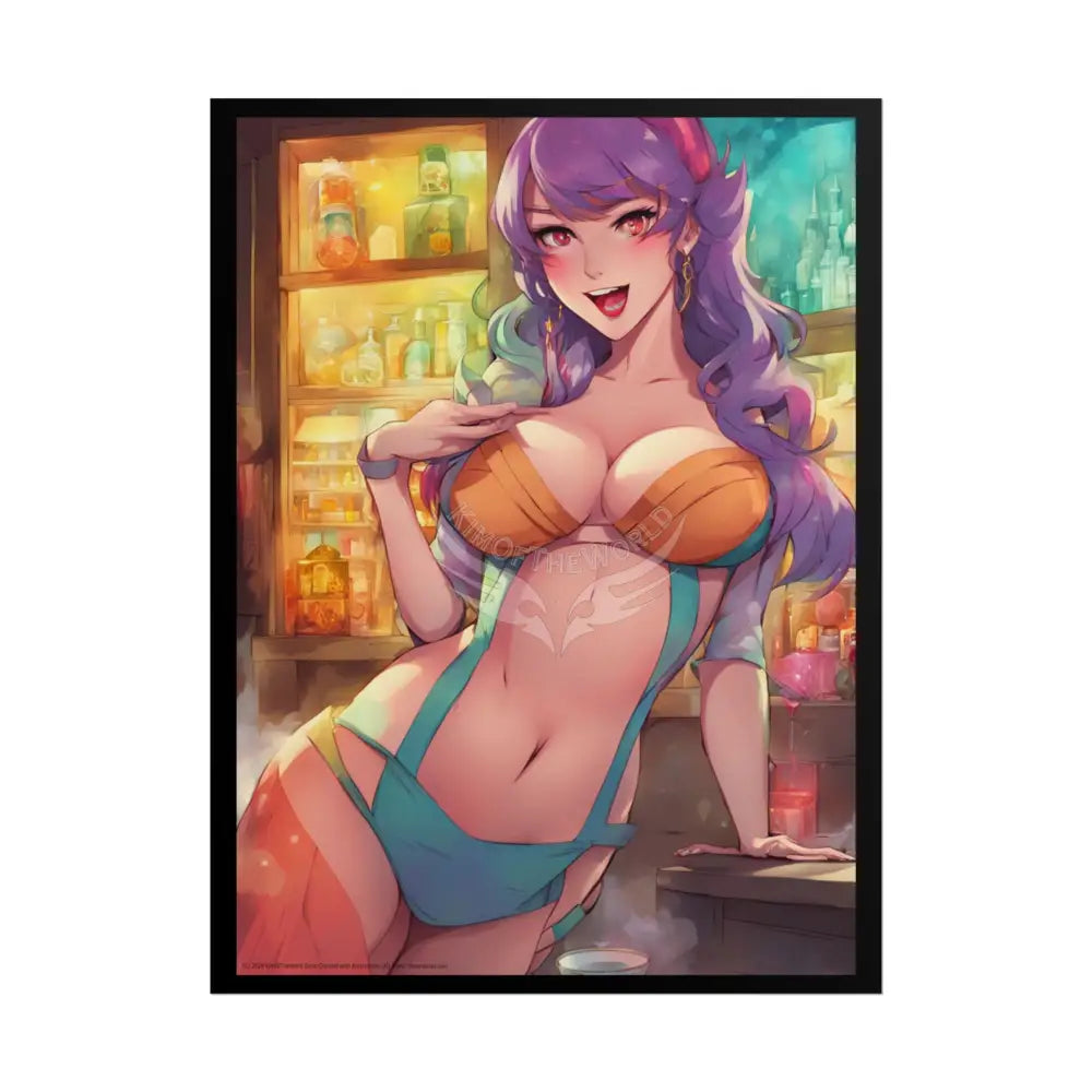 Anime Fashion Girl Rolled Posters — Subtle Girl Wall Art 18″ x 24″ (Vertical) / Matte Poster