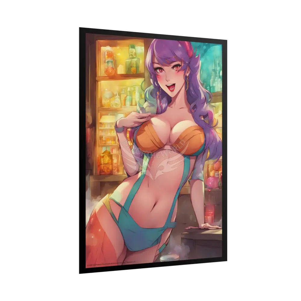 Anime Fashion Girl Rolled Posters — Subtle Girl Wall Art Poster