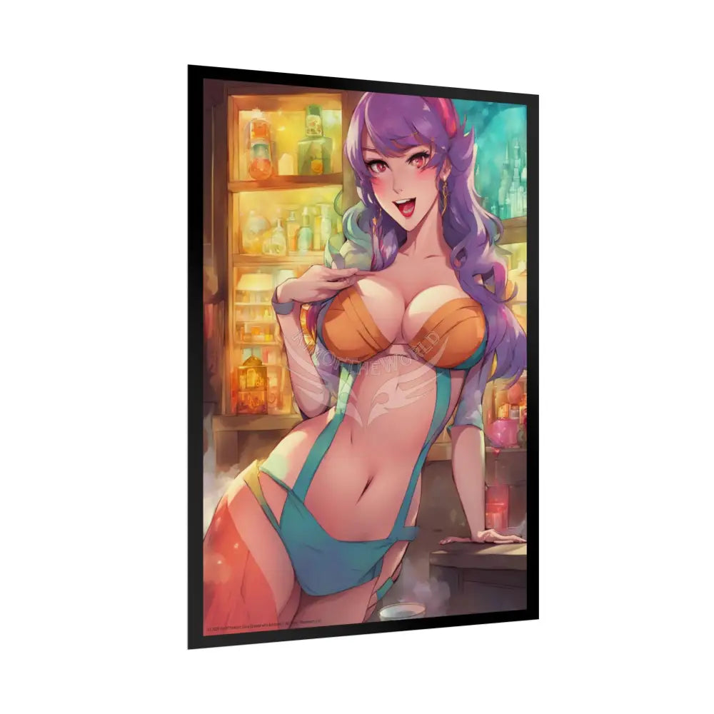 Anime Fashion Girl Rolled Posters — Subtle Girl Wall Art Poster