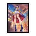 Anime Girl Naughty Giantess Sexy Skimpy Fashion Fun Fetish Poster — 3D Lingerie Stiletto Lady Art Print 18″ x 24″