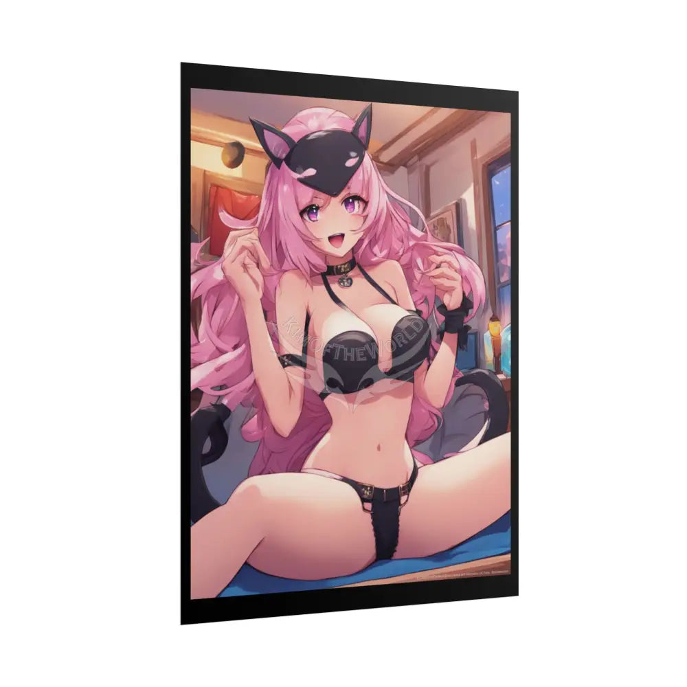 Anime Girl Poster — Fun Art (Empowered Women for Home or Office) Poster