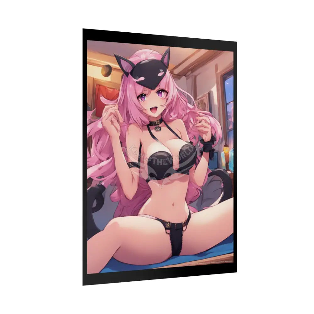 Anime Girl Poster — Fun Art (Empowered Women for Home or Office) Poster