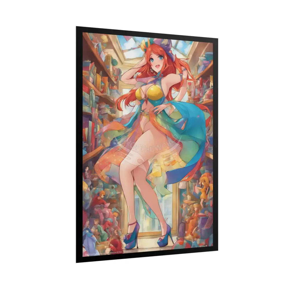 Anime Street Fashion Cute Tall Girlfriend Giantess Girl Rolled Posters — Wall Art Poster