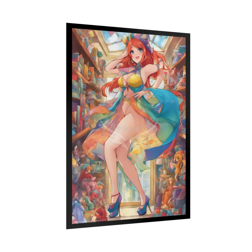 Anime Street Fashion Cute Tall Girlfriend Giantess Girl Rolled Posters — Wall Art Poster