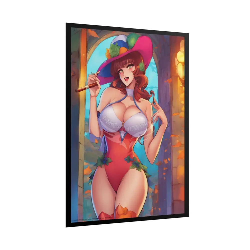 Anime Street Fashion Girl Rolled Posters — Subtle Girl Wall Art Poster