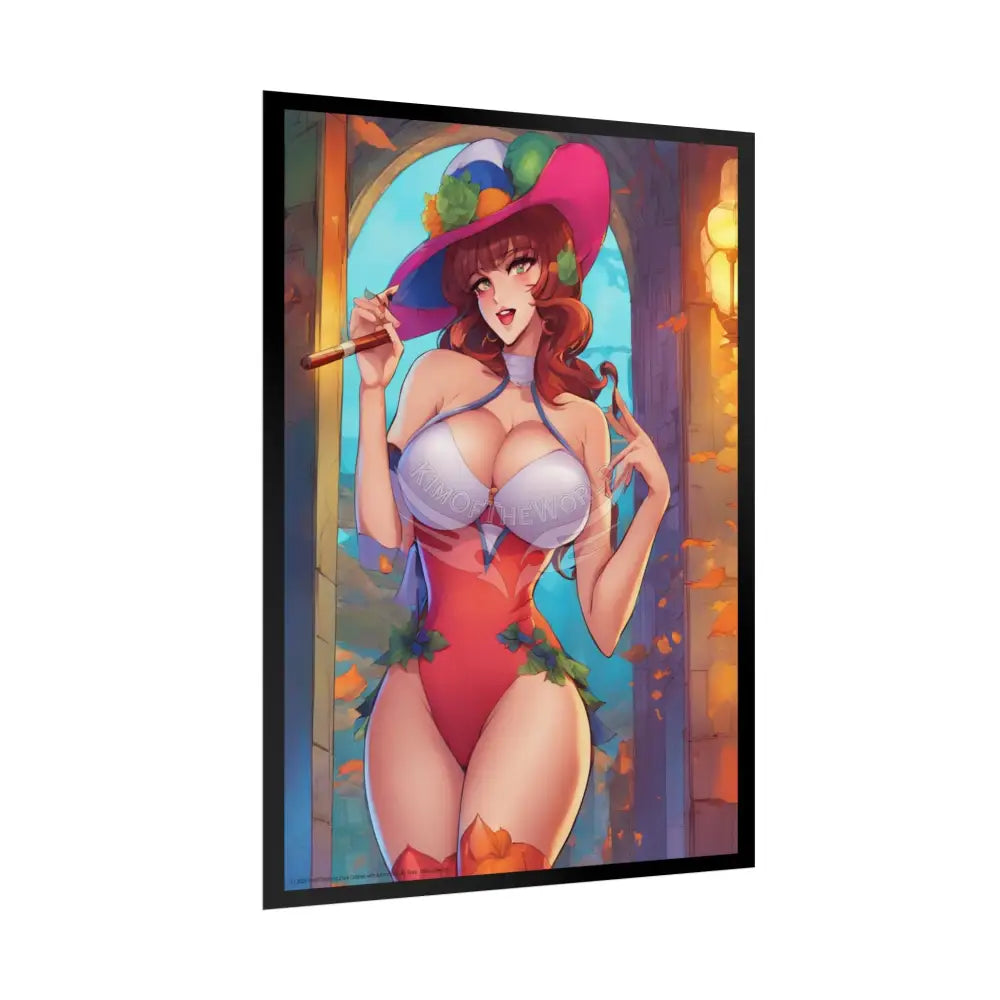 Anime Street Fashion Girl Rolled Posters — Subtle Girl Wall Art Poster