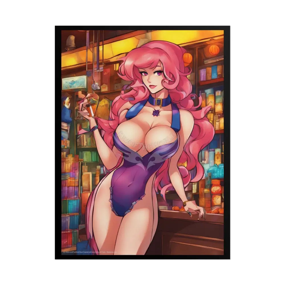 Anime Street Fashion Girl Rolled Posters — Wall Art 18″ x 24″ (Vertical) / Matte Poster