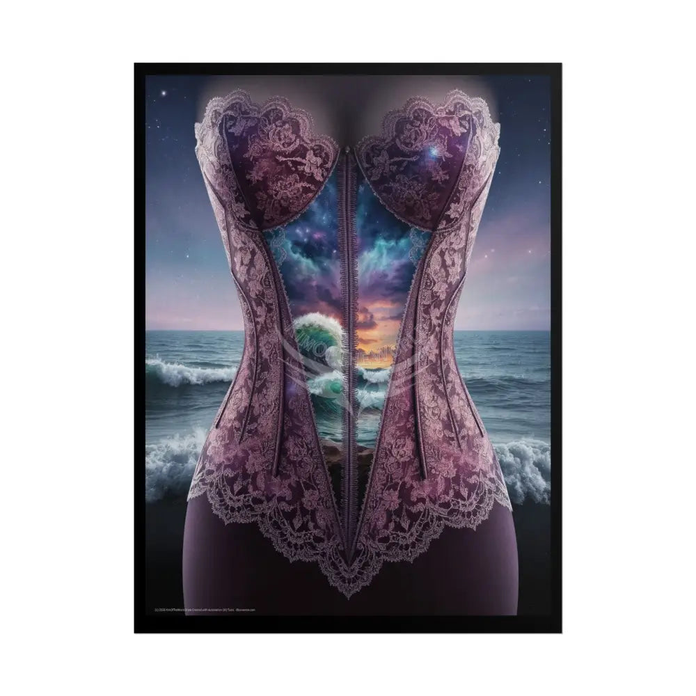 Another World Laced Bodice - Unusual Art Rolled Poster 18″ x 24″ (Vertical) / Matte Poster