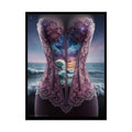 Another World Laced Bodice - Unusual Art Rolled Poster 18″ x 24″ (Vertical) / Semi Glossy Poster