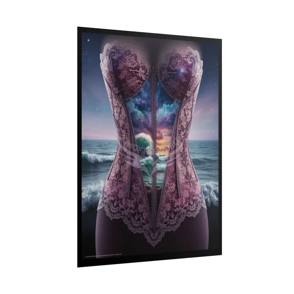 Another World Laced Bodice - Unusual Art Rolled Poster Poster