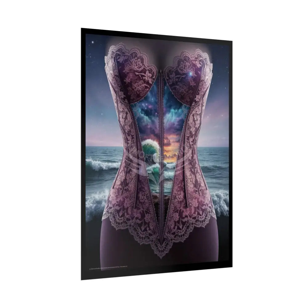 Another World Laced Bodice - Unusual Art Rolled Poster Poster