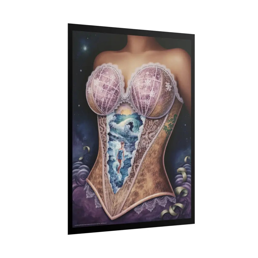 Another World Laced Bodice - Unusual Art Rolled Poster Poster