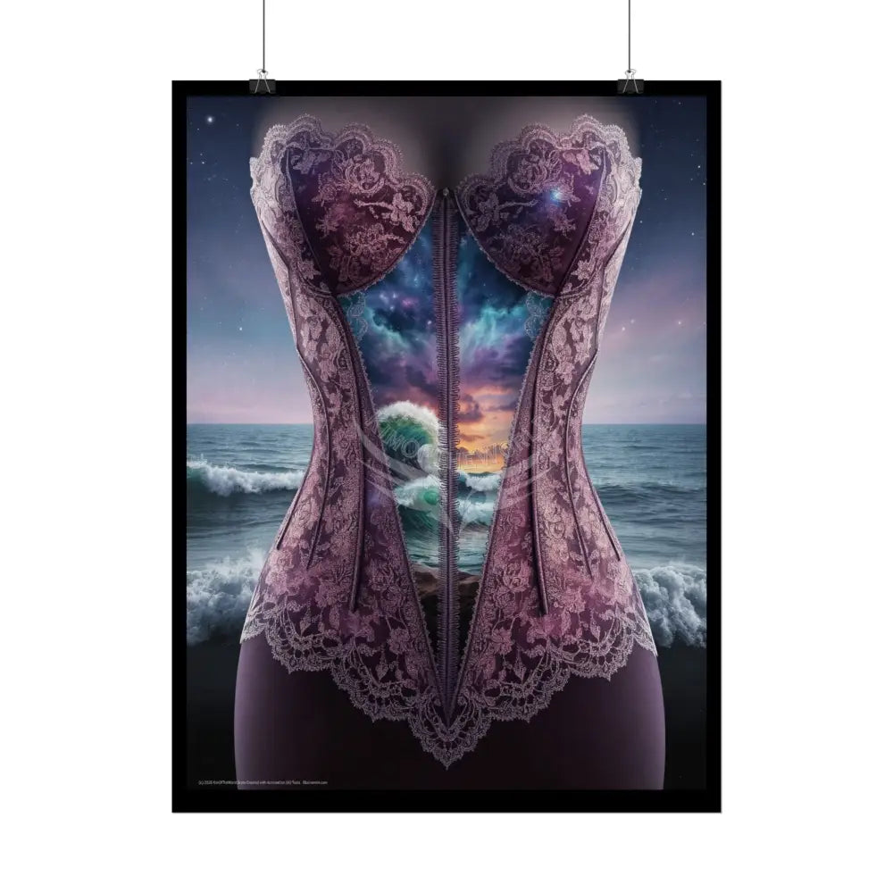 Another World Laced Bodice - Unusual Art Rolled Poster Poster