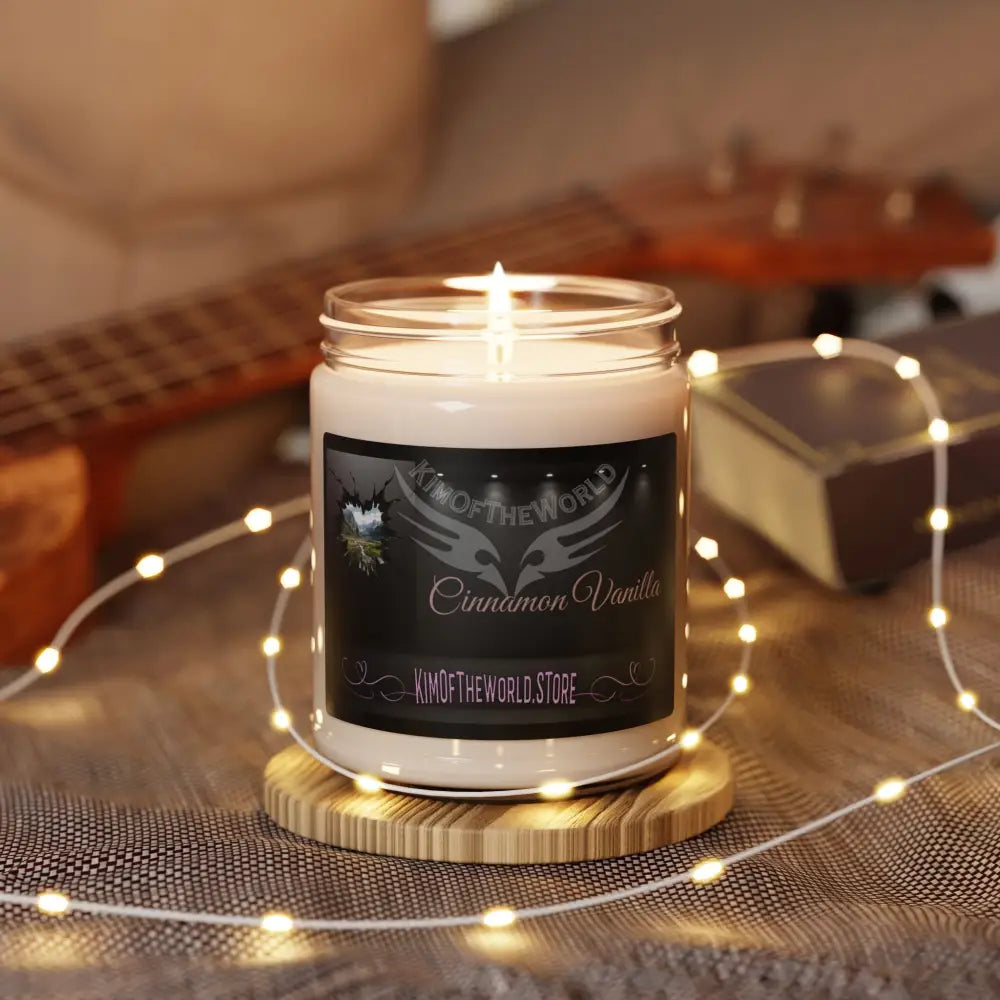 Apple Harvest Soy Candle — 9oz Scented Jar (Warm Autumn Apple Fragrance) Home Decor