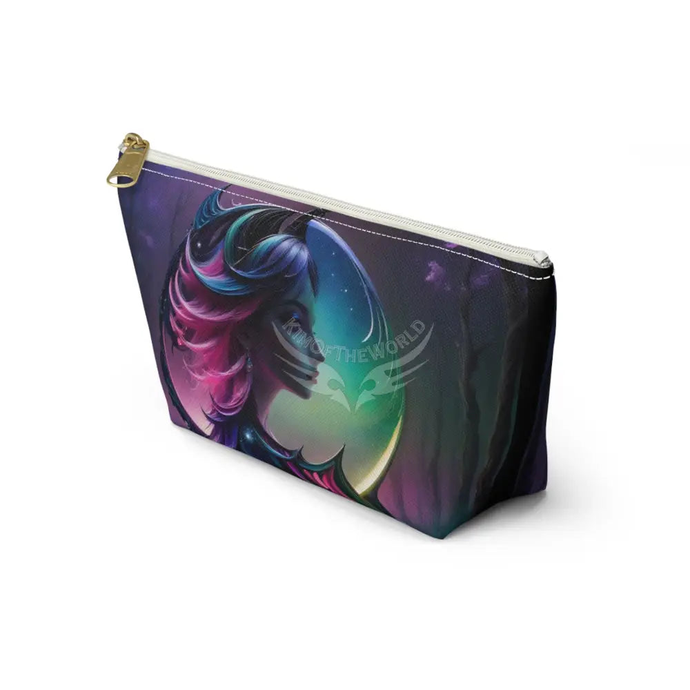 Baroque Glow Girl Accessory Pouch — T‑Bottom Cosmetic Bag Bags