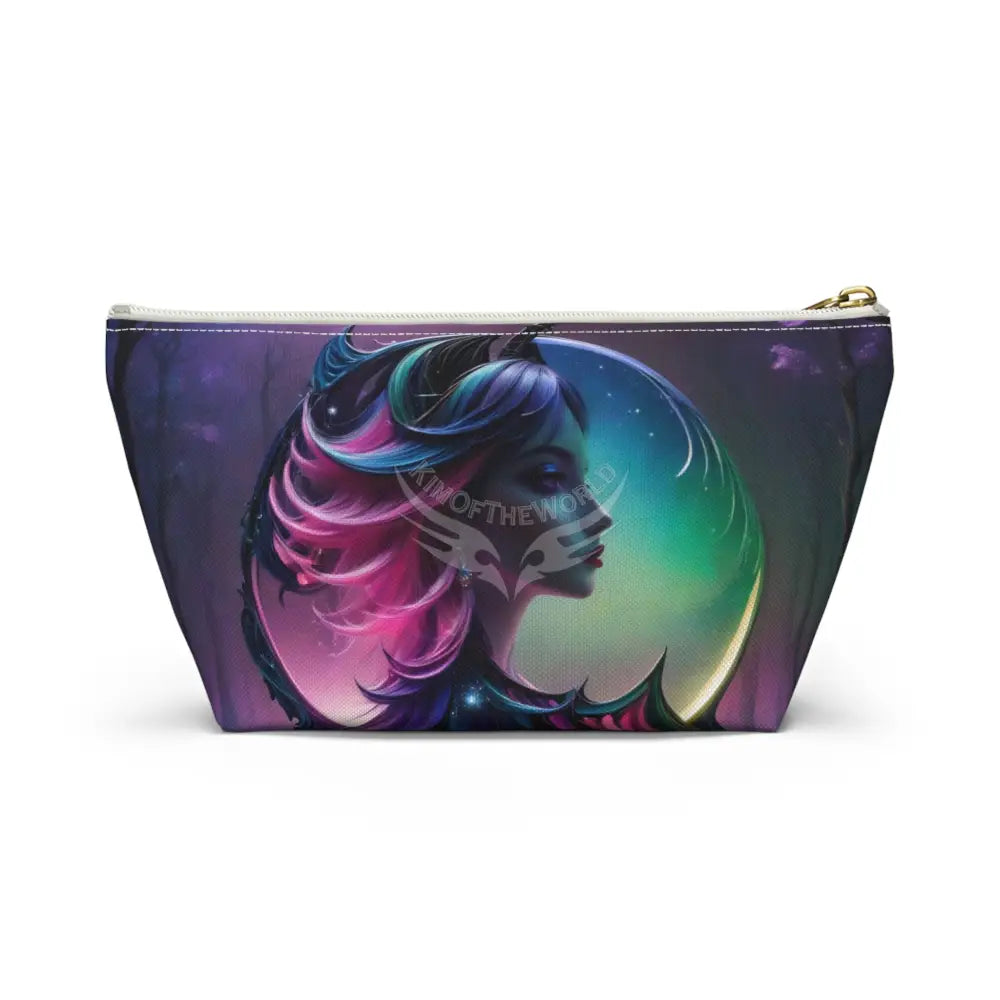 Baroque Glow Girl Accessory Pouch — T‑Bottom Cosmetic Bag Bags