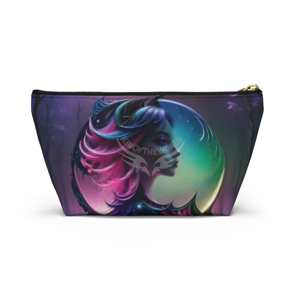 Baroque Glow Girl Accessory Pouch — T‑Bottom Cosmetic Bag Bags