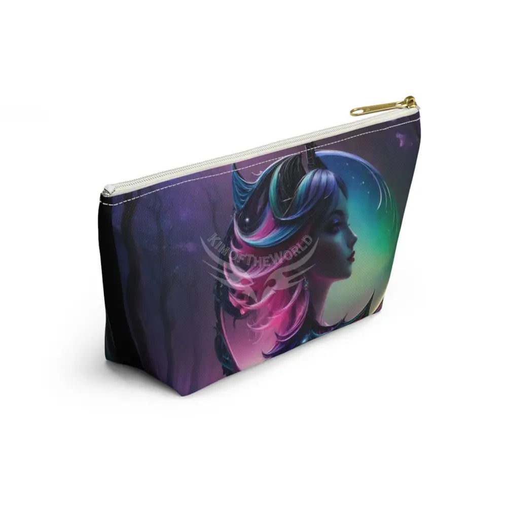 Baroque Glow Girl Accessory Pouch — T‑Bottom Cosmetic Bag Bags