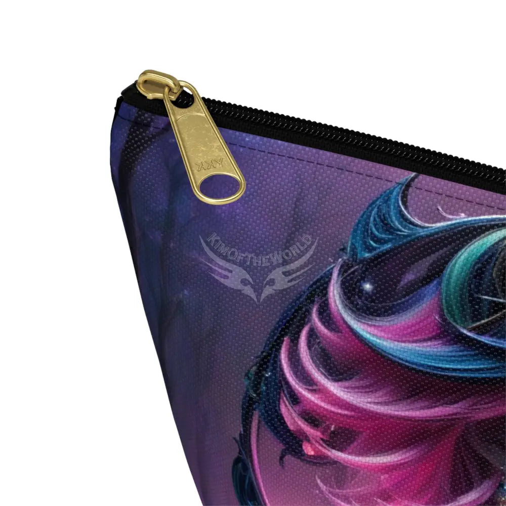 Baroque Glow Girl Accessory Pouch — T‑Bottom Cosmetic Bag Bags