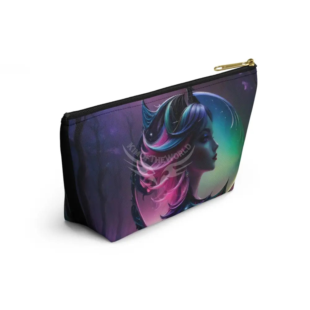 Baroque Glow Girl Accessory Pouch — T‑Bottom Cosmetic Bag Bags