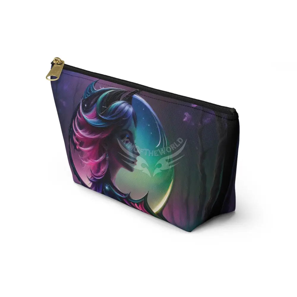 Baroque Glow Girl Accessory Pouch — T‑Bottom Cosmetic Bag Bags