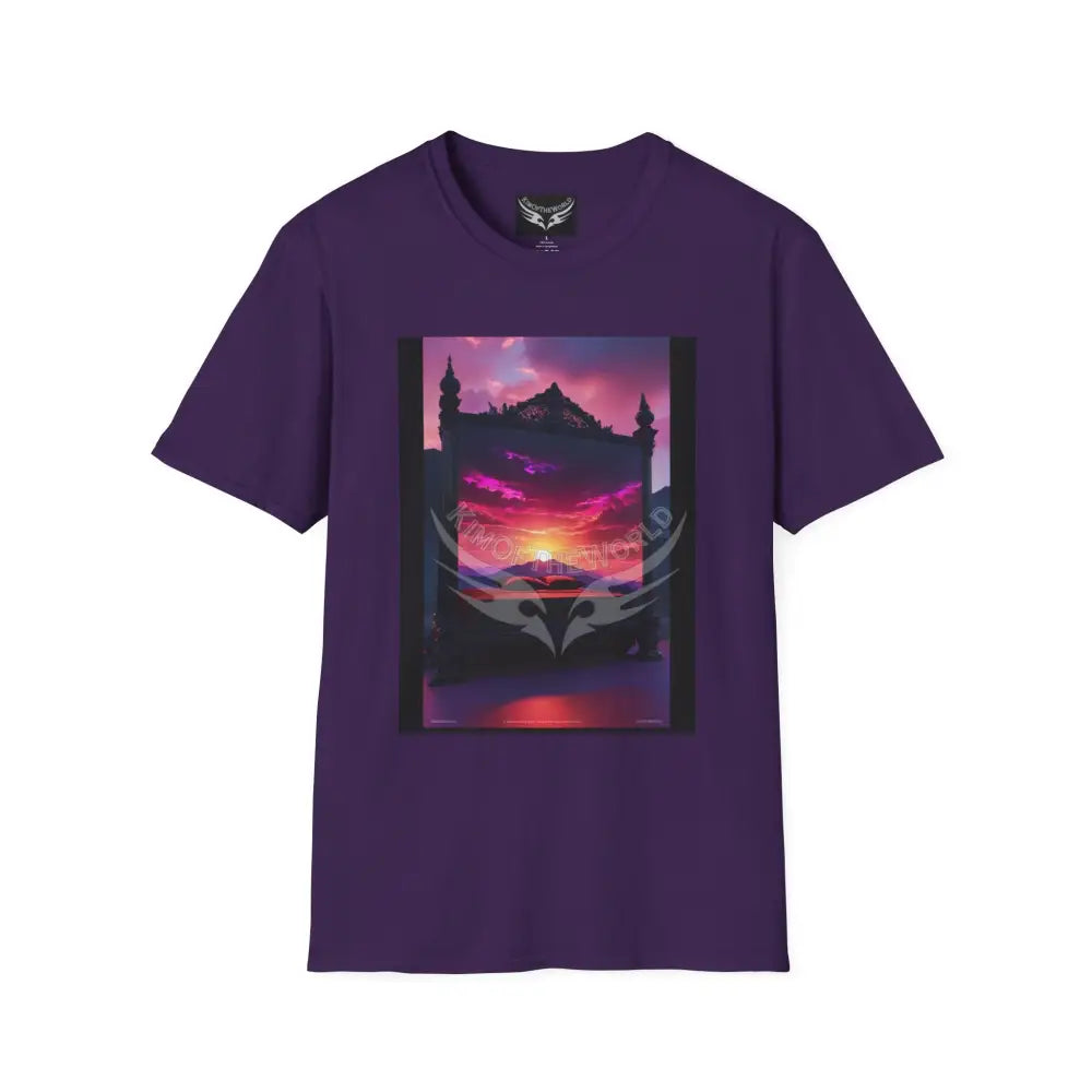 Beach Bed - Softstyle T-Shirt Purple / S T-Shirt
